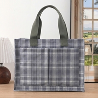Sac fourre-tout de travail pour ordinateur portable, OEM ODM, logo personnalisé, multi-poches, imperméable, grande capacité, avec fond anti-affaissement