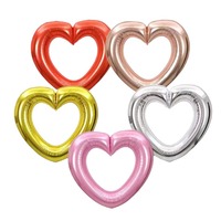 Amour ours Base 4D aluminium Film ballon debout ballon proposition Confession saint valentin ballon décoration de salle de mariage