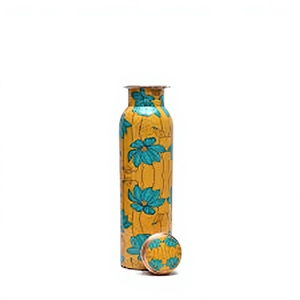 Botella de Cobre Puro Personalizada de Lujo para Empresas, Impresa, en Caja de Terciopelo Premium - Product Image 1