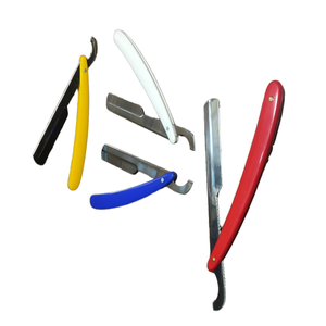 Navaja de Afeitar Turca Clásica/Modernas con Mango de Plástico y Hoja de Acero Inoxidable, 6 Opciones de Color para Afeitar Cuerpo y Rostro - Product Image 1