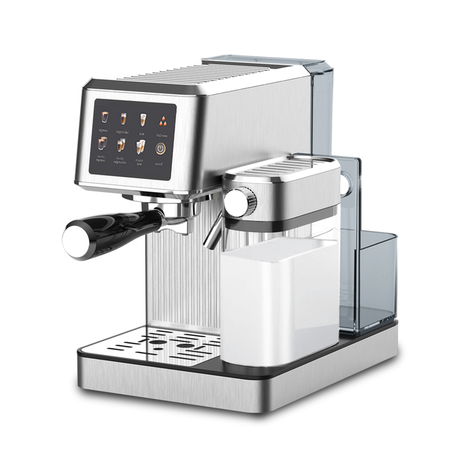 NEW Household Espresso Coffee Machine with Automatic Milk Frother 20 bar Compact Design Coffee Maker with Touch Screen