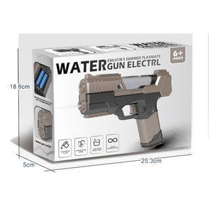 QS gros enfants <span class=keywords><strong>jeu</strong></span> de tir en plein air jouets 2 couleurs en plastique été plage électrique pistolet à eau jouets pour enfants cadeau - Product Image 6