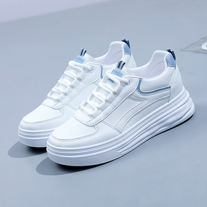 W1763 <span class=keywords><strong>Chaussures</strong></span> de sport décontractées légères à fond plat pour femmes, imperméables avec planche intérieure surélevée pour l'automne, l'été et le printemps. - Product Image 5