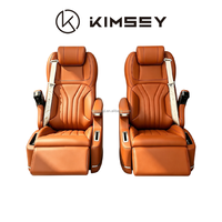 Siège de voiture KIMSEY de luxe avec accoudoir mobile et rabattable, grand espace pour Sprinter