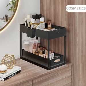 Eco Friendly Under the Sink <b>Storage</b> 2 Tier Organizer Drawer <b>Rack</b> Cabinet UnderSink <b>Kitchen</b> <b>Storage</b> <b>Rack</b> Under Sink Organizer - Product Image 2