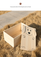 Urne funéraire en bois pour chien et chat, mignonne, classique et écologique
