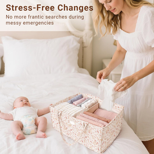 Grande cestino portabagagli porta portaricai porta borsa Tote Organizer per pannolini per mamma - Product Image 2