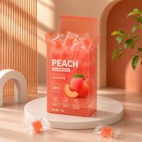 Boîte d'emballage personnalisée en plastique PET transparent pour bonbons gélifiés, fruits à mâcher, boîte en acétate