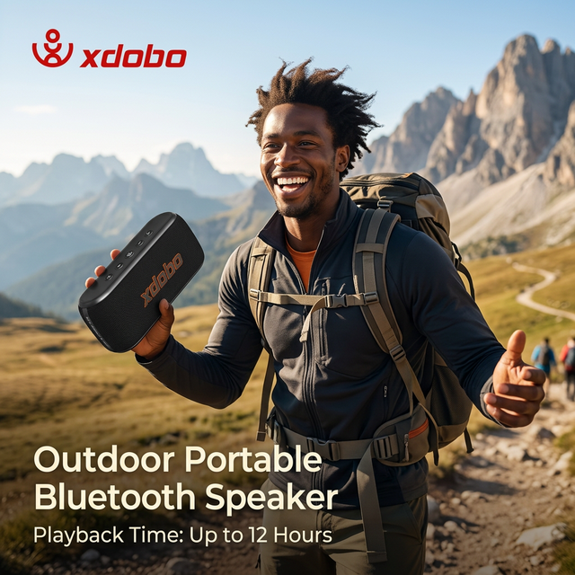 Xdobo X8 4 60W Mini Shocking Deep Bass HiFi Stereo Portable Wireless Speaker Outdoor IPX6 Waterproof BT 5.3 Home Stage
