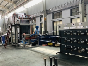 पीपी पे नई रीसाइक्लिंग प्लास्टिक स्ट्रिंग (सुतली) प्लास्टिक बेलर सुतली रस्सी के लिए एक्सट्रूडिंग मेकिंग मशीन - Product Image 4