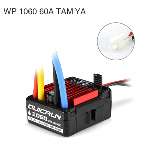 Authentischer Hobby Wing QuicRun WP 1060 60A 2-3S LiPo gebürsteter elektronischer Geschwindigkeit regler ESC 1/10 Touring Metal Plastic - Product Image 5