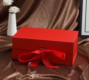 Lüks özel Logo giyim mayo takım elbise pantalonları peruk ambalaj kutusu hediye kurdelalı kutu için saç ekleme - Product Image 5