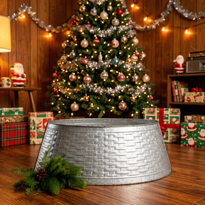 AK Laiton Attrayant Métal Arbre De Noël Collier Argent Fini Fabriqué À La Main Arbre Collier Pour La Décoration Intérieure/Ornements De Noël - Product Image 2
