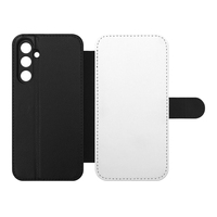 Harga Grosir Cetak Foto Kustom Dompet Kulit PU untuk Galaxy A06 A16 M35 Sublimasi Kosong dengan Cangkang TPU Bagian Dalam