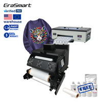 Mesin Printer Kaos Custom EraSmart Heat Transfer 1390 L1800 Dx5 DTF A3 dengan Mesin Penggoyang Bubuk