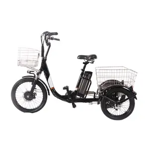 Relumpant踏板辅助电动三轮车自行车备件电动三轮车成人中驱货物电动3轮自行车