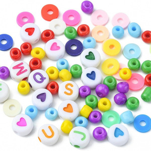 Kit de fabrication de bijoux DIY avec perles de rocaille de 4 mm, perles lettres, pour enfants, fournitures d'artisanat - Product Image 5