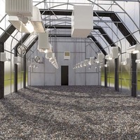 Serre de culture occultante pour la culture de champignons, jardin domestique, petite ferme, avec contrôle climatique