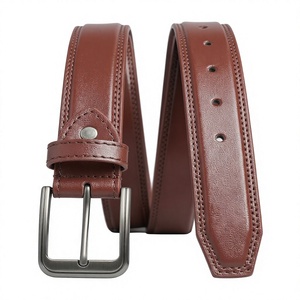 ELYSIAN INDUSTRIES EI-LB-0002 Cinturón Formal y Casual de Cuero Vacuno Genuino para Hombre, Hebilla de Aleación, Opción de Logotipo Personalizado, Ancho de 3.4 cm - Product Image 4