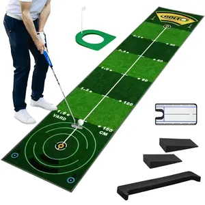 Mini Indoor Custom Grass Carpet Golf Training Mat For Golf Club