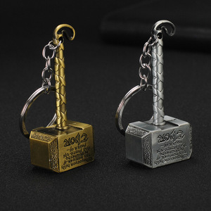 Llavero de Thor Anillo de martillo de metal <span class=keywords><strong>Helan</strong></span> película regalos periféricos - Product Image 4