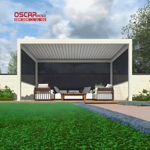Toldo Eléctrico de Doble Función con Revestimiento de Aleación de Aluminio con Recubrimiento en Polvo, Ideal para Techos de Terraz y Jardín en Europa, Pérgola - Product Image 1