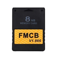Tarjeta de Memoria Retro para Videojuegos FMCB Free MCboot V1.966 para PS2 8MB/16MB/32MB/64MB