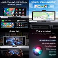 Monitor de Coche con Pantalla IPS de 11.26 Pulgadas, Doble Lente 4K, CarPlay Inalámbrico y Android Auto, con Logotipo Personalizado OEM de Fábrica