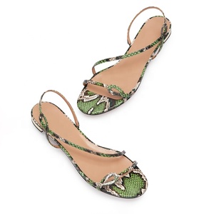 2020 Tailingjia Stylish Elegant <strong>Flat</strong> <strong>Green</strong> for Women Fashion Party Casual <strong>Shoes</strong> Open Toe Large Size - Product Image 4