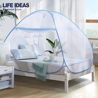 Venta al por mayor plegable libre Pop portátil rey cama doble de tamaño Yurt Mosquito Net