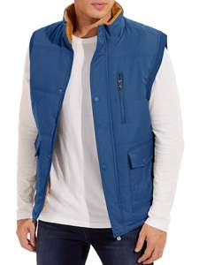 سترات شتوية دافئة مضادة للماء ، سترة رجالية بلا أكمام ، سترات غير رسمية ، سترة خارجية ، سترة للرجال - Product Image 3