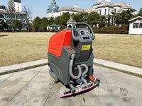 Vente chaude 24V Hôtel automatique Walk-Behind électrique épurateur de sol nouvelle main pousser balayeuse avec batterie propre moteur de brosse