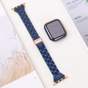 <span class=keywords><strong>Correa</strong></span> de reloj de resina de lujo para mujer de Color puro sólido de moda caliente <span class=keywords><strong>correa</strong></span> de reloj inteligente de acrílico de plástico para <span class=keywords><strong>Apple</strong></span> <span class=keywords><strong>Watch</strong></span> - Product Image 5