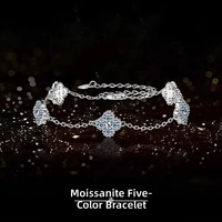 Bracelets en argent S925 personnalisés en gros, bijoux haut de gamme pour femmes, luxe léger