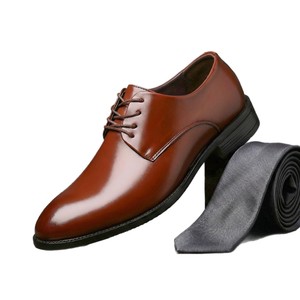 Zapatos de Vestir Formales de Cuero Transpirables para Hombre 2026, con Punta en Pico y Cordones, para Bodas, Venta al Por Mayor y Personalización Disponible - Product Image 5
