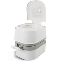 Accessoires de caravane Douche et toilette combinées portables en plastique pour camping-car 20L pour bateau remorque salle de bain