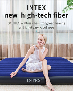 <span class=keywords><strong>INTEX</strong></span> 64765 <span class=keywords><strong>Matelas</strong></span> <span class=keywords><strong>Gonflable</strong></span> 76CM 2.26Kg portable léger <span class=keywords><strong>Matelas</strong></span> <span class=keywords><strong>Gonflable</strong></span> avec pompe à main pour camping - Product Image 3
