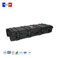 Vente en gros d'étuis tactiques pour armes à feu personnalisés, étanches IP67, antichocs, anti-poussière, avec mousse, 60 pouces