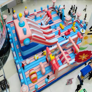 CHIKUN CK 932 Château gonflable géant pour enfants et adultes, matériau PVC, installation facile, capacité de 20 personnes, extérieur - Product Image 1