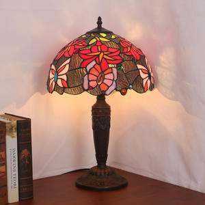 Lámparas de Mesa Retro Europeas para Dormitorio, Diseño Creativo de Rosa de Doble Color para Sala de Estar, Estudio, Barra, Suministro Directo de Fábrica - Product Image 2