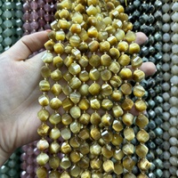 9-10mm naturel bien poli en forme de S perles d'énergie à facettes perles en vrac pour la fabrication de bijoux Bracelets colliers perles de pierre