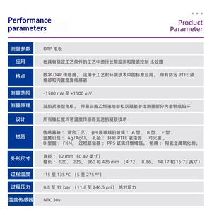 Electrodo Digital ORP E+H Endress+Hauser CPS12E CPS62E, Profundidad de Inserción 120 mm, Fabricado en China Continental - Product Image 3