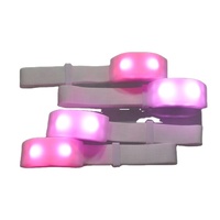 Concert LED bracelet en nylon son activé lueur bracelet led télécommandé