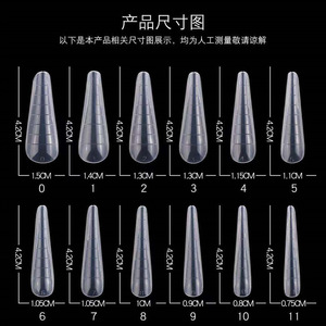 120 Uds puntas de formas dobles transparentes, forma de Gel de construcción rápida, sistema de <span class=keywords><strong>uñas</strong></span>, puntas de cobertura completa, forma de extensión de <span class=keywords><strong>uñas</strong></span> - Product Image 3