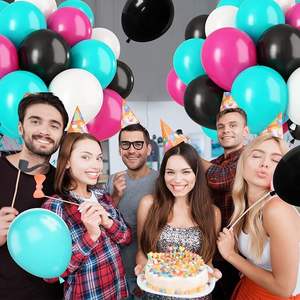Globos <span class=keywords><strong>de</strong></span> Fiesta con Música Disco, Globos <span class=keywords><strong>de</strong></span> Látex <span class=keywords><strong>de</strong></span> 12 Pulgadas, Ideales para Decoración <span class=keywords><strong>de</strong></span> Videos Cortos con Temática Hip-Hop <span class=keywords><strong>de</strong></span> los 80 y 90, <span class=keywords><strong>Cumpleaños</strong></span> y DJ - Product Image 6