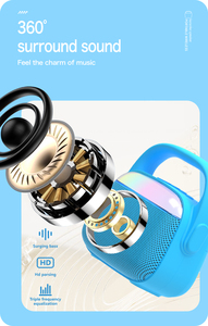 Portable Mini H8 Karaoke Speaker for Kids Wireless BT Audio for Home Theatre Outdoor <strong>Singing</strong> - Product Image 6