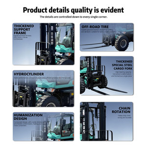 מלגזה שטח כבדה 4X4 עם אישור EPA CE Euro 5 לטיפול יעיל בחומרים, קיבולת 1-5 טון - Product Image 5