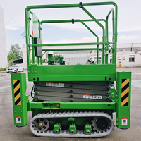 Fournisseur fiable : Plateforme de travail mobile hydraulique sur chenilles, élévateur à ciseaux de 6m et 8m