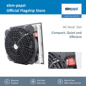 พัดลมระบายความร้อนแบบแกนสำหรับตู้แร็ค Rittal รุ่น ebmpapst K2E250-AH34-06 ขนาด 250 มม. แรงดันไฟฟ้า 230VAC ความถี่ 50/60Hz กระแสไฟ 0.43/0.60A กำลังไฟ 95/135/140 วัตต์ แบบลูกปืน  รับผลิตแบบ OEM/ODM - Product Image 2