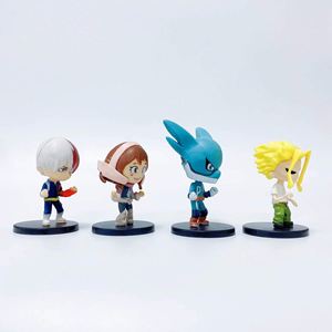 หุ่นตุ๊กตาญี่ปุ่น12ชิ้น, หุ่นตัวการ์ตูนอะนิเมะเรื่องฮีโร่ของฉันรูปปั้นตุ๊กตา - Product Image 6
